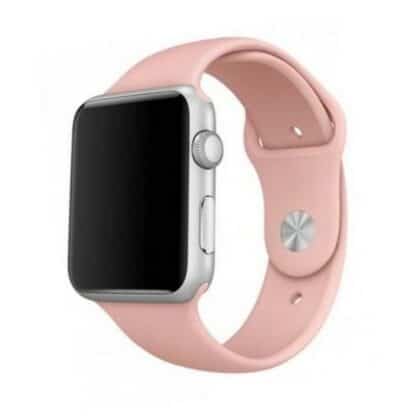 Λουράκι σιλικόνης Mercury για Apple Watch 42/44/45 mm ροζ