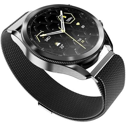 Λουράκι Mercury με πλέγμα για Apple Watch 38/40/41 mm μαύρο