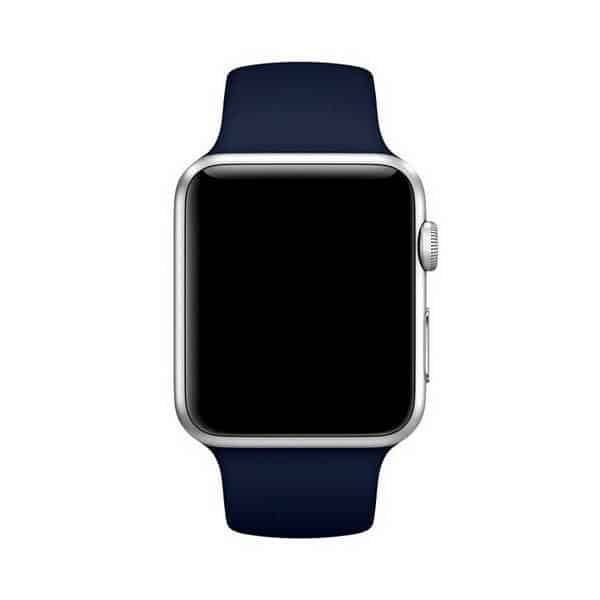Λουράκι σιλικόνης Mercury για Apple Watch 38/40/41 mm μπλε σκούρο - Image 2