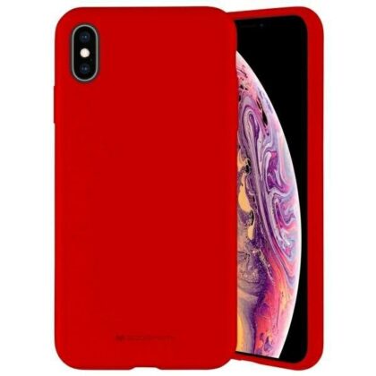 Mercury Silicone - θήκη για Samsung Galaxy A34 - Κόκκινο