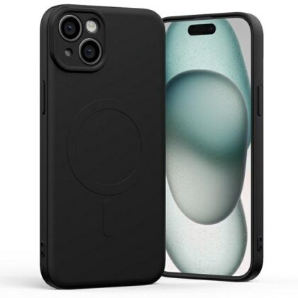 Mercury Semi-Silicone - θήκη για Apple iPhone 15 Plus - Μαύρο