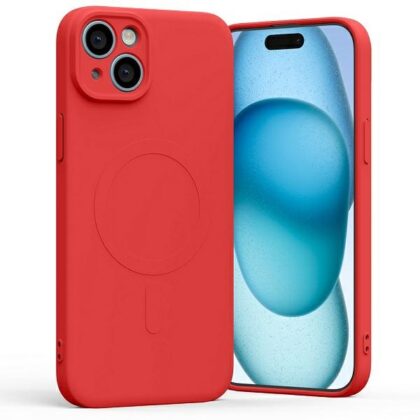 Mercury Semi-Silicone - θήκη για Apple iPhone 15 Plus - Κόκκινο