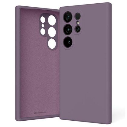 Mercury Silicone - θήκη για Samsung Galaxy S24 Ultra - Μωβ