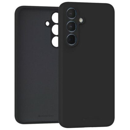 Mercury Silicone - θήκη για Samsung Galaxy A55 - Μαύρο