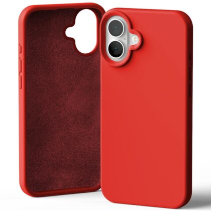 Mercury Silicone - θήκη για Apple iPhone 16 Plus - Κόκκινο