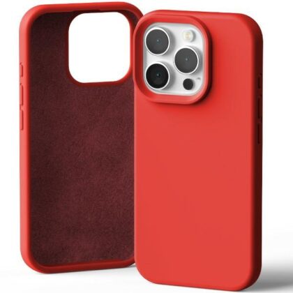 Mercury Silicone - θήκη για Apple iPhone 16 Pro - Κόκκινο