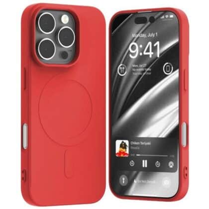 Mercury Semi-Silicone - θήκη για Apple iPhone 16 Pro - Κόκκινο