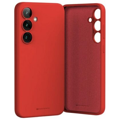 Mercury Silicone - θήκη για Samsung Galaxy A16 - Κόκκινο