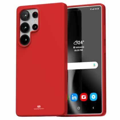 Mercury Soft - θήκη για Samsung Galaxy S25 Ultra - Κόκκινο
