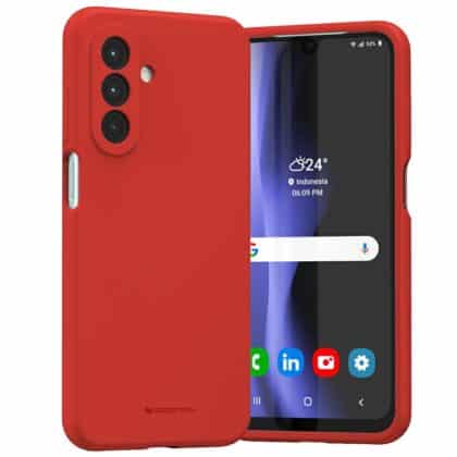 Mercury Silicone - θήκη για Samsung Galaxy A26 - Κόκκινο