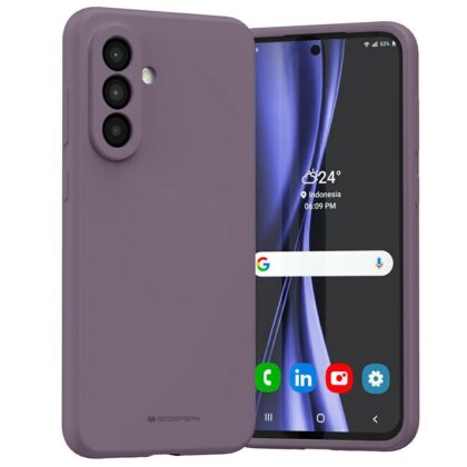 Mercury Silicone - θήκη για Samsung Galaxy A56 - Μωβ