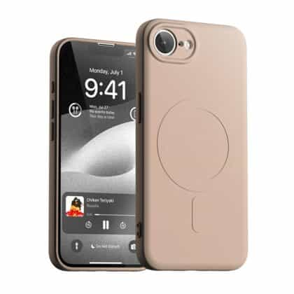 Θήκη Mercury ημι-σιλικόνης MagSafe για iPhone 16E / 17e ροζ άμμου