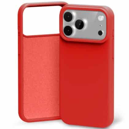 Mercury Silicone Case - θήκη για Apple iPhone 17 Pro Max - Κόκκινο
