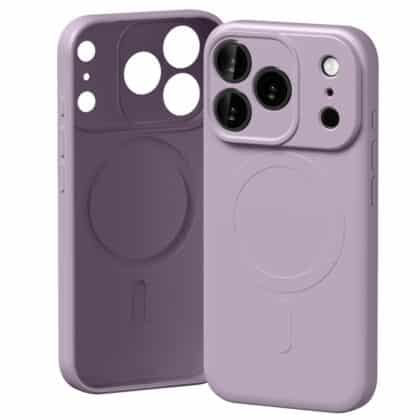Θήκη Mercury ημι-σιλικόνης MagSafe για iPhone 17 Pro, γκρι λεβάντας