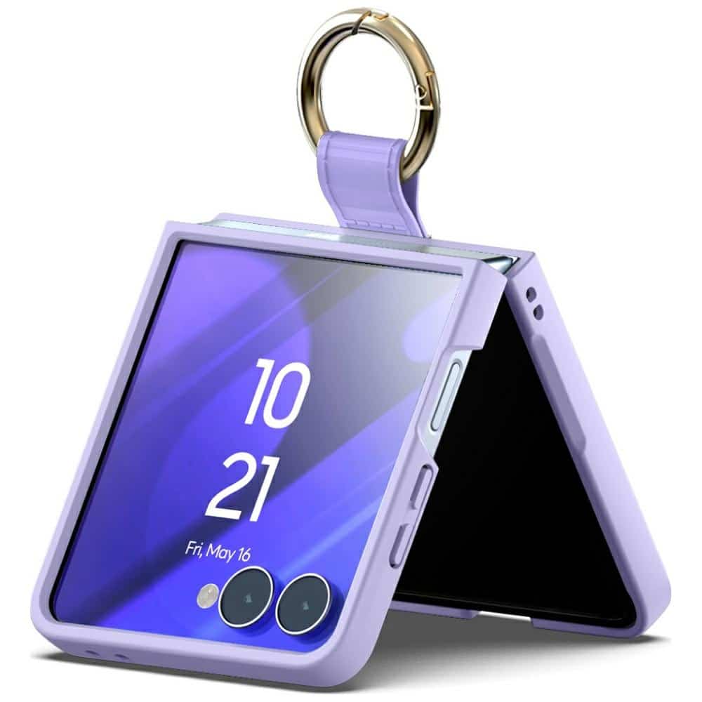 Mercury Gold Ring Case - θήκη για Samsung Galaxy Z Flip7 - Λευκό