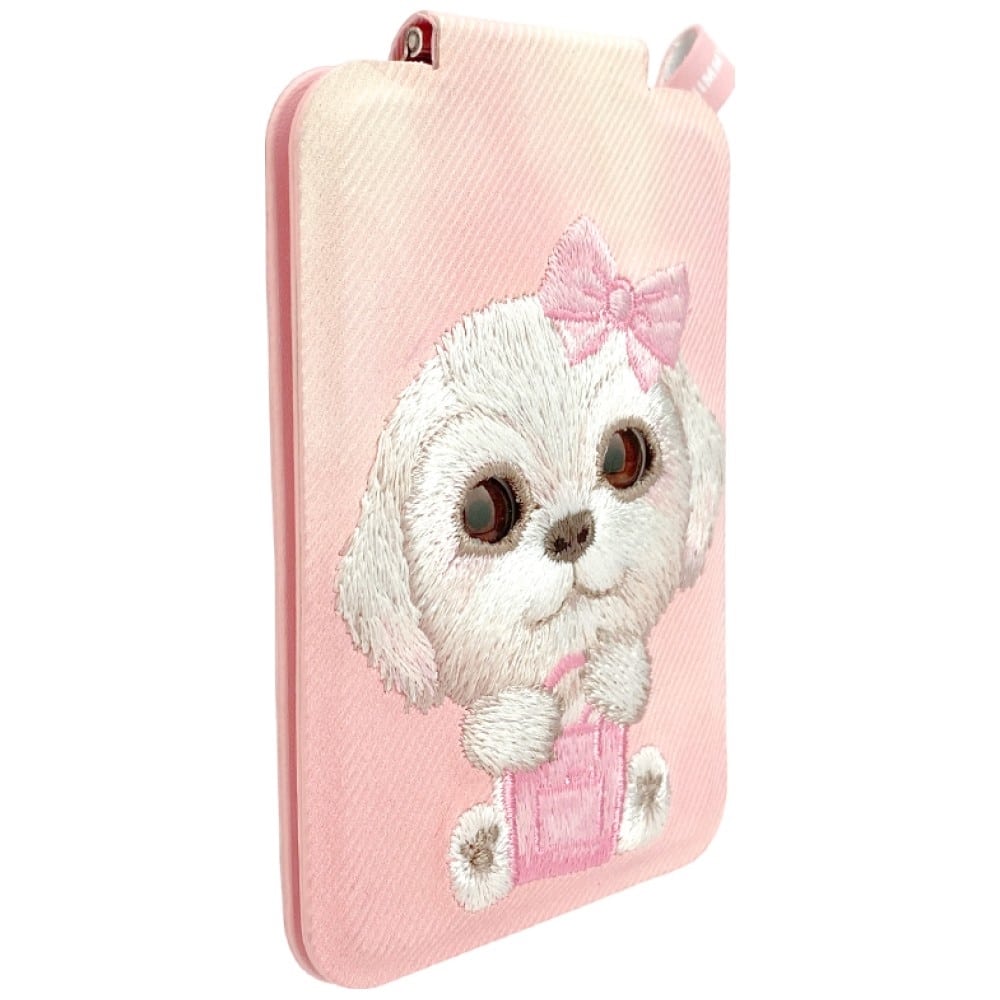 Μαγνητική βάση πορτοφολιού τηλεφώνου Nimmy New Big-Eye Cute Pets 2.0 Dog ροζ - Image 2