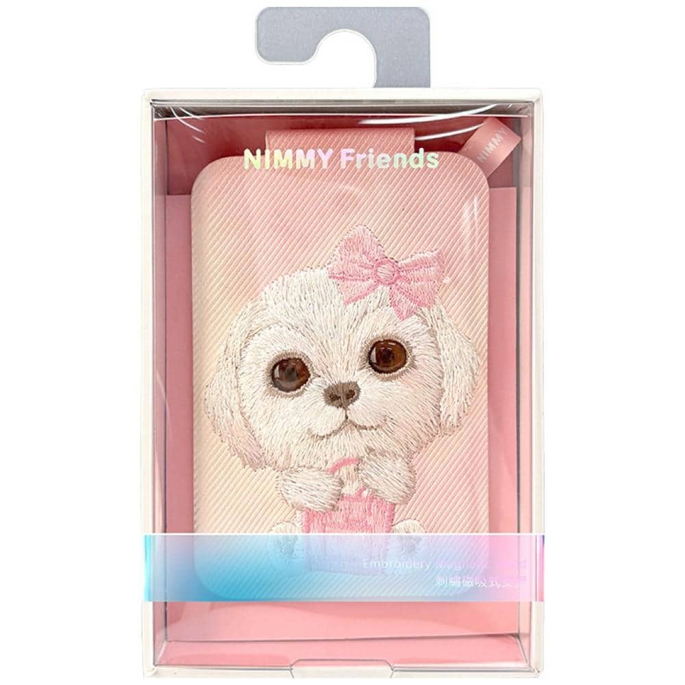 Μαγνητική βάση πορτοφολιού τηλεφώνου Nimmy New Big-Eye Cute Pets 2.0 Dog ροζ - Image 7