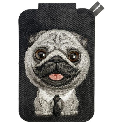 Μαγνητική βάση πορτοφολιού τηλεφώνου Nimmy New Big-Eye Cute Pets 2.0 Dog μαύρο