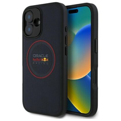 Red Bull Δέρμα Κόκκινος Δακτύλιος MagSafe - θήκη για Apple iPhone 16 Plus - Μπλε