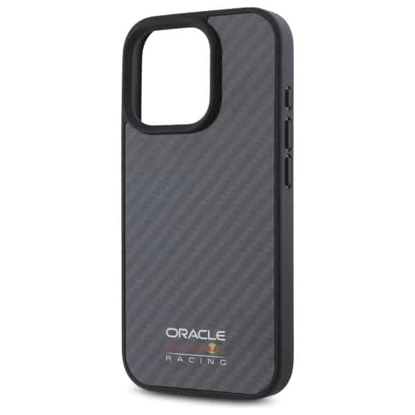 Red Bull Carbon Fiber Shiny Logo MagSafe - θήκη για Apple iPhone 16 Pro - Μαύρο - Image 6