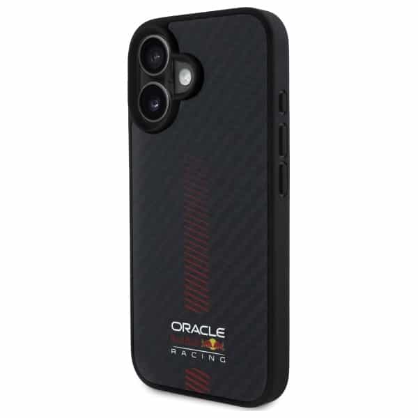 Red Bull Carbon Fiber Power Bar MagSafe - θήκη για Apple iPhone 16 Plus - Μαύρο - Image 2