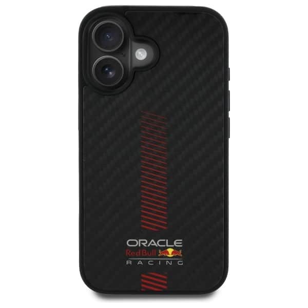 Red Bull Carbon Fiber Power Bar MagSafe - θήκη για Apple iPhone 16 Plus - Μαύρο - Image 3