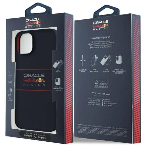 Red Bull Σιλικόνη Οριζόντιο Λογότυπο MagSafe - θήκη για Apple iPhone 14 - Μπλε - Image 8