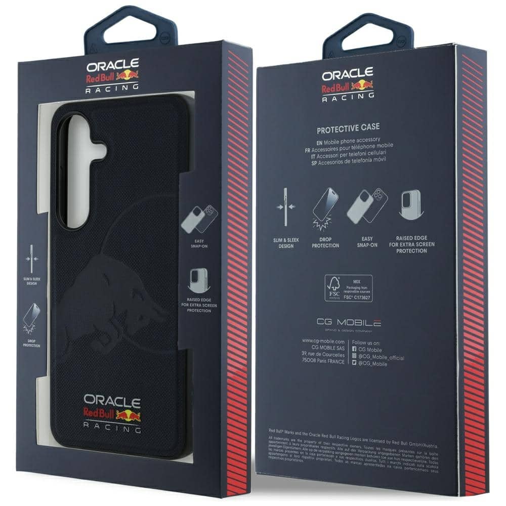 Red Bull Δερμάτινη Με Σχέδιο Ταύρου MagSafe - θήκη για Samsung Galaxy S25 - Μπλε - Image 8