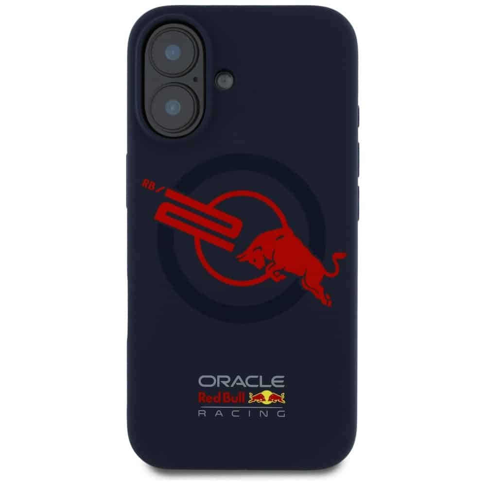 Red Bull Red Bull HC Silicone Λογότυπο με Κόκκινο Πλαίσιο MagSafe - θήκη για Apple iPhone 16 - Μπλε - Image 3