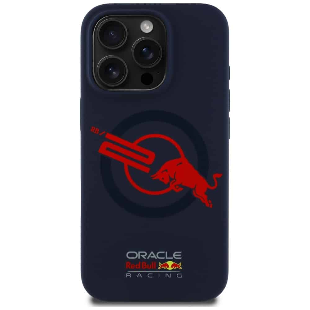 Red Bull Red Bull HC Silicone Logo Red Lining MagSafe - θήκη για Apple iPhone 15 Pro - Μπλε - Image 3