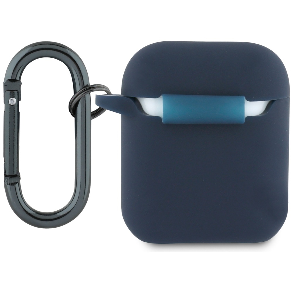 Θήκη Red Bull Σιλικόνης με Λογότυπο & Γραμμές για AirPods 1/2 μπλε σκούρο - Image 2
