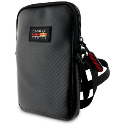Τσάντα τηλεφώνου Red Bull Carbon Patch μαύρη