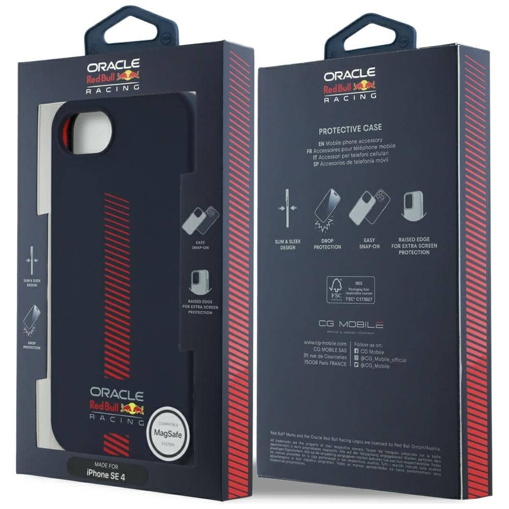 Red Bull Red Bull Σιλικόνης με Powerbar MagSafe - θήκη για Apple iPhone 16e / 17e - Μπλε - Image 8