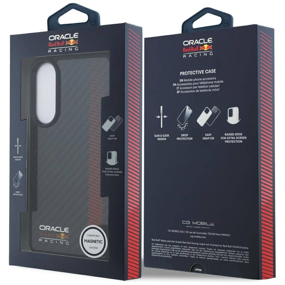 Red Bull Real Carbon Fiber Powerbar MagSafe - θήκη για Samsung Galaxy S25 Edge - Μαύρο - Image 8