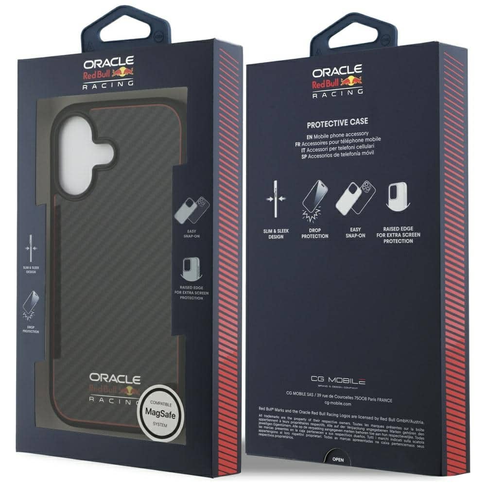 Red Bull Kevlar Logo Ματ MagSafe - θήκη για Apple iPhone 17 - Μαύρο - Image 8