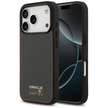 Θήκη Red Bull Kevlar Logo Matt MagSafe για iPhone 17 Pro μαύρη