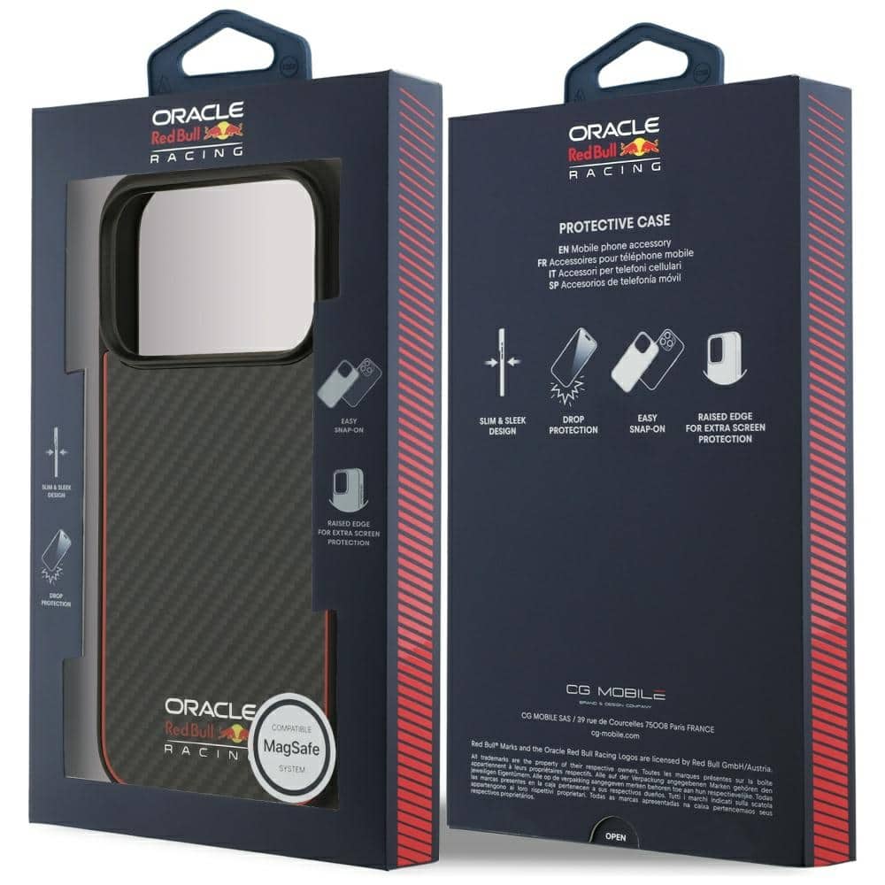 Red Bull Kevlar Logo Matt MagSafe - θήκη για Apple iPhone 17 Pro - Μαύρο - Image 8