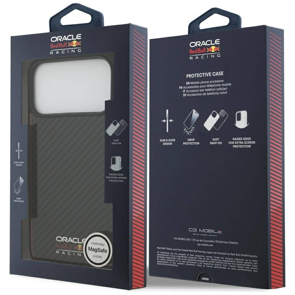 Red Bull Kevlar Logo Matt MagSafe - θήκη για Apple iPhone 17 Pro Max - Μαύρο - Image 8
