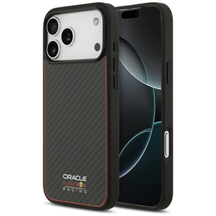Θήκη Red Bull Kevlar Logo Matt MagSafe για iPhone 17 Pro Max μαύρη