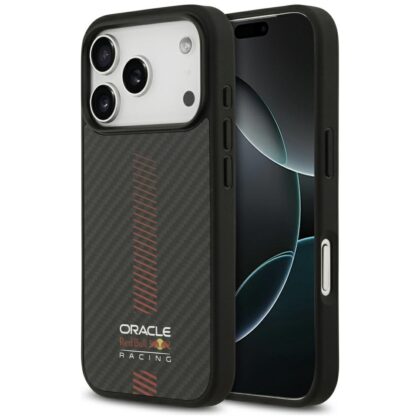 Θήκη Red Bull Kevlar Powerbar MagSafe για iPhone 17 Pro μαύρη