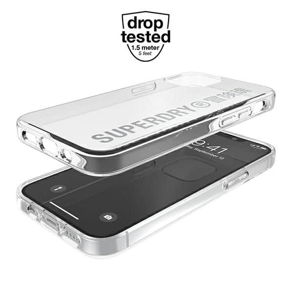 Θήκες SuperDry Snap για iPhone 12 mini, ασημί/μπλε 42590 - Image 4