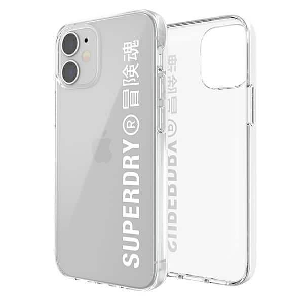 SuperDry Snap iPhone 12 mini Διαφανής θήκη/λευκό 42593 - Image 3