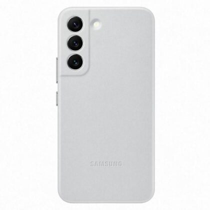 Samsung Leather Cover - θήκη για Samsung Galaxy S22 5G - Γκρι