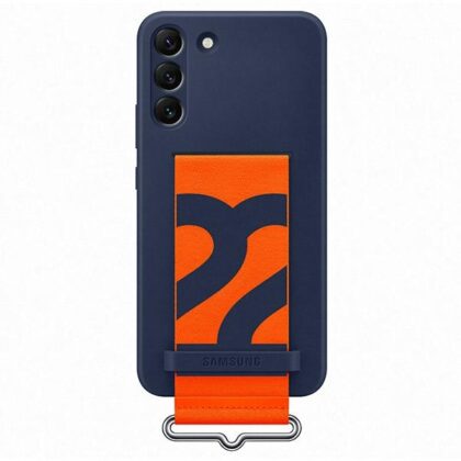 Samsung Silicone Cover Strap - θήκη για Samsung Galaxy S22+ 5G - Μπλε