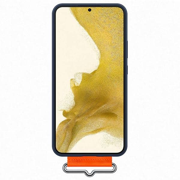 Samsung Silicone Cover Strap - θήκη για Samsung Galaxy S22+ 5G - Μπλε - Image 2