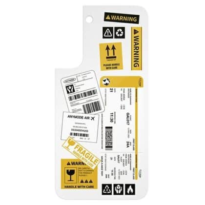 Πάνελ Samsung GP-TOU021AMIWW για κάλυμμα πλαισίου για Galaxy S22 λευκό