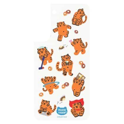 Πάνελ Samsung GP-TOU021HOTOW για κάλυμμα πλαισίου για Galaxy S22+ Muzik Tiger λευκό