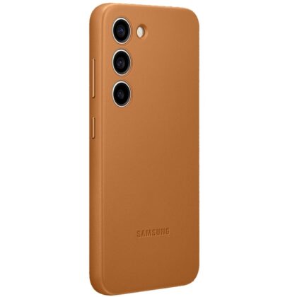 Samsung Θήκη από Δέρμα - θήκη για Samsung Galaxy S23+ - Καφέ