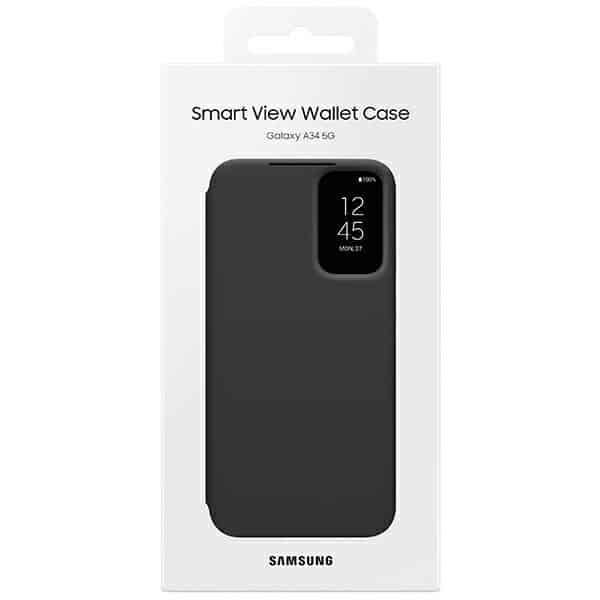 Samsung Smart View Wallet - θήκη για Samsung Galaxy A34 - Μαύρο - Image 6