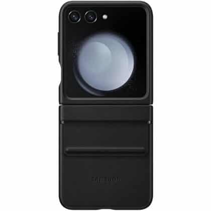 Samsung Flap Eco-Leather - θήκη για Samsung Galaxy Z Flip5 - Μαύρο